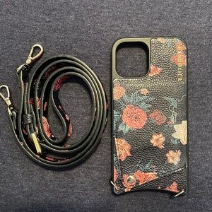 Bandolier - Elise (Floral Crossbody Bandolier in Black/Floral/Gold)